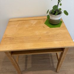 Vintage 50’s Maple School Desk