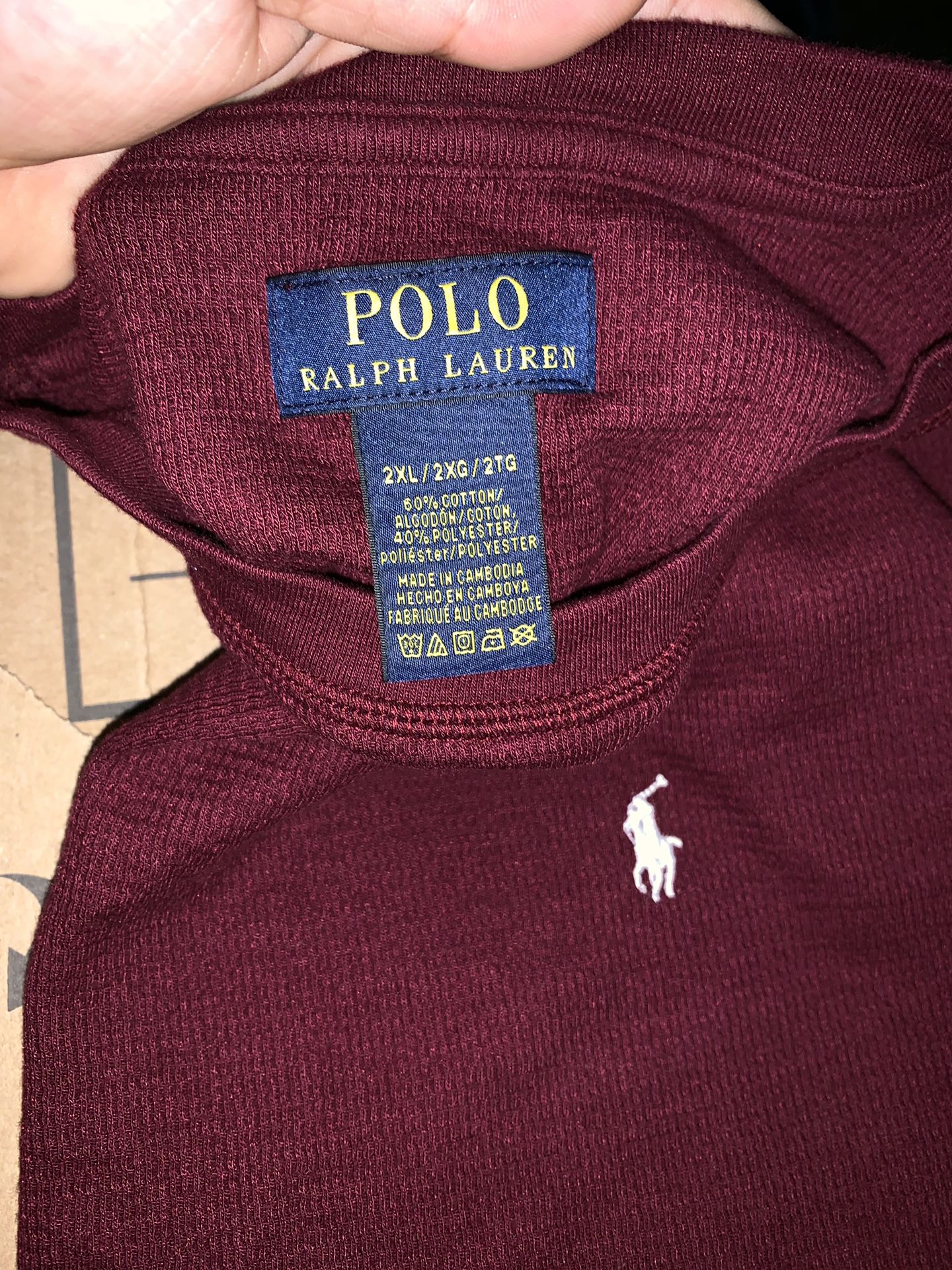 Long sleeve Polo shirt