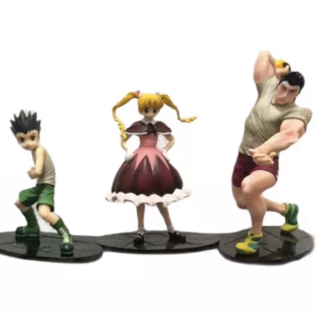 Hunter x Hunter Greed Island DFX Anime Figure Lot, Gon Bisky Razor