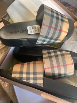 burberry slides for females