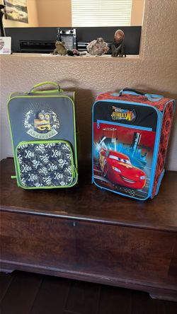 Kids Character Rolling Luggage Set of 2