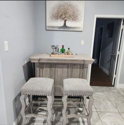 Bar and stools