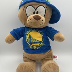 Golden State Warriors Teddy Bear Toy Plush 15” Official NBA Plush Stuffed