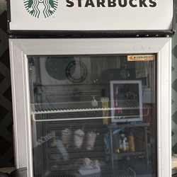 Commercial Starbucks fridge
