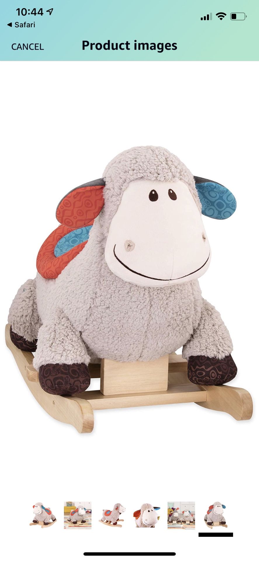 Loopsy Wooden Rocking Sheep