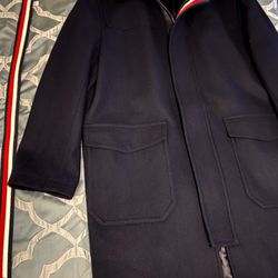 Tommy Hillfiger  Wool Coat  size 3x  Matching Belt