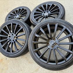 Rims 20 STAGGERED MERCEDES BENZ  rines gloss black Wheels 5x112 Mercedes Benz 