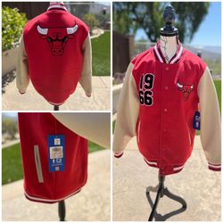 Bulls Varsity Jacket (Sz Medium)