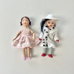 Alexander Doll Company Bundle of 2 dolls - jointed ballerina, cruella de vil