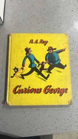 Curious George H.A. Rey  1969 Vintage Children's Book