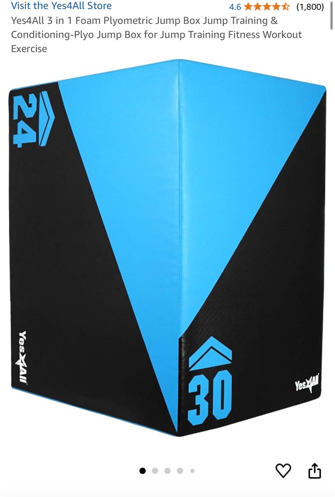 Yes4All Plyometric Exercise Box