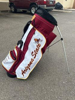 Vintage ASU Sun Devils Players Championship Ping Hoofer Golf Bag