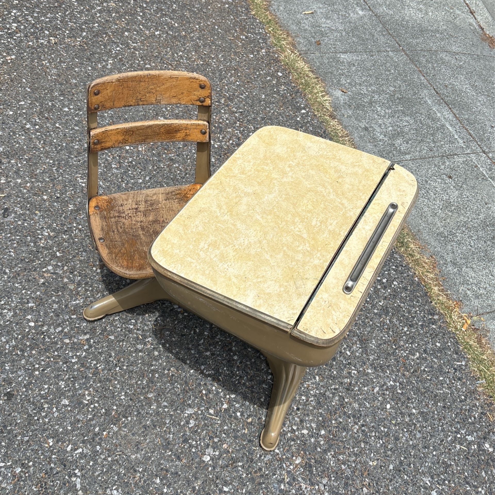 Antique School Desk