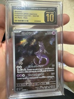 CGC Pristine 10 Mewtwo & Deoxys Japanese Art Rare