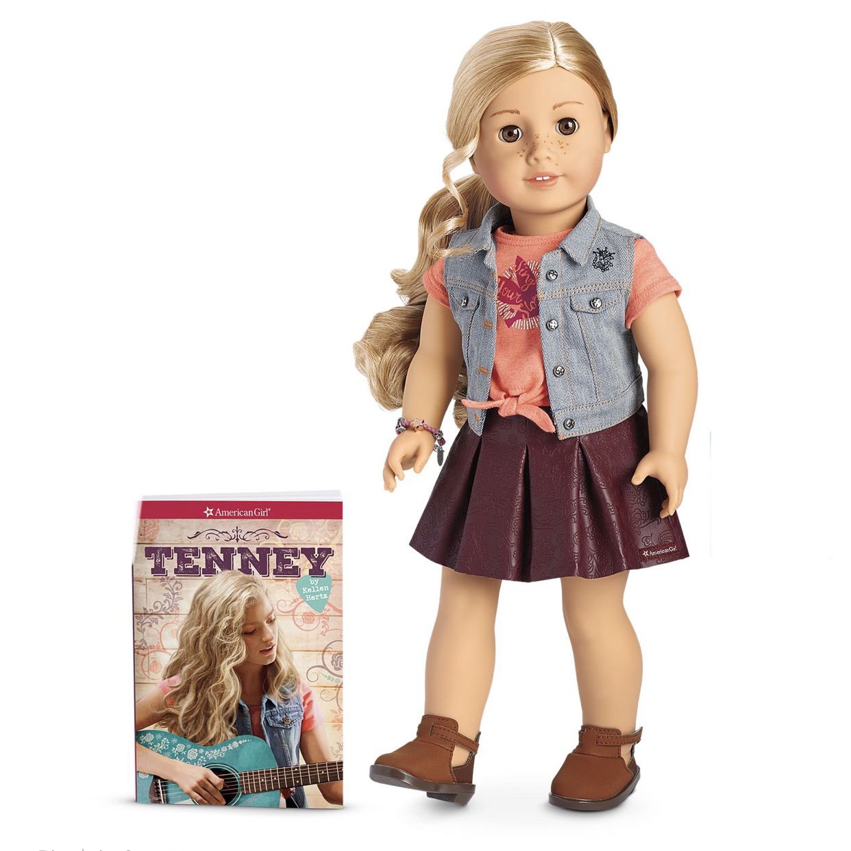American Girl Tenney doll and book