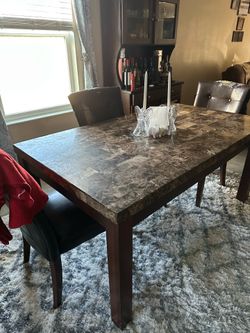Marble table