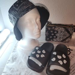 Black Bandana Set 