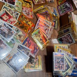  Large Baseball, Basketball, Football, Trading Card Collection