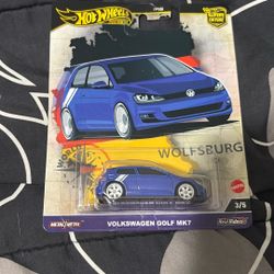 Hotwheels Premium Volkswagen Golf MK7