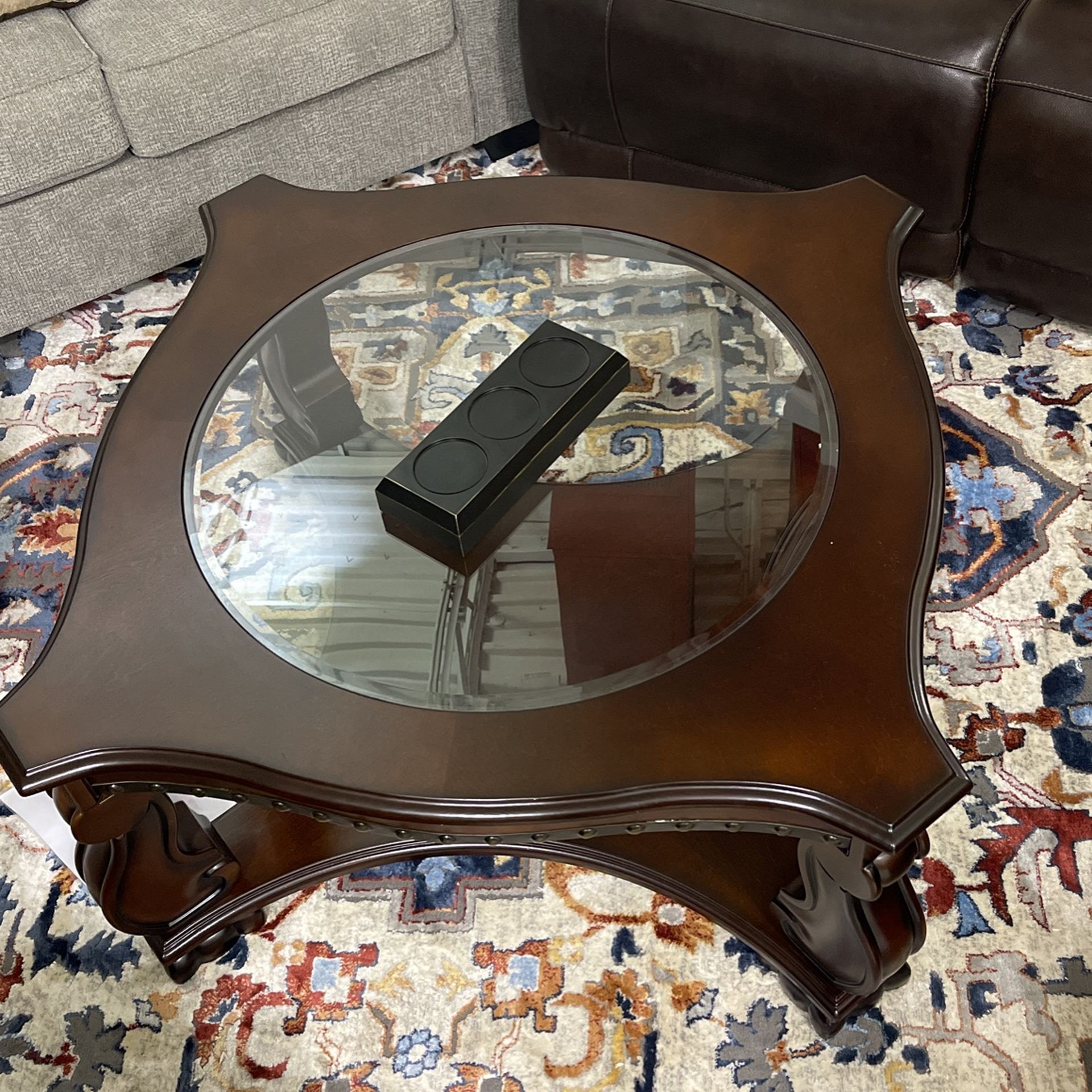 BRAND WOOD COFFE TABLE โจTAKE IT HOME TODAY - ADDITIONAL 20% OFF