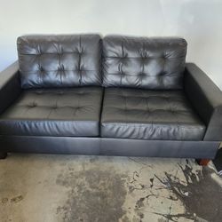 Black Leather Couch