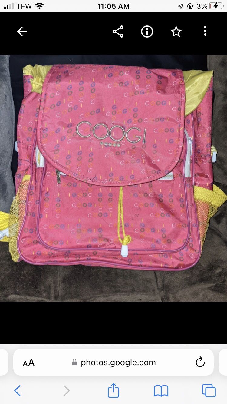 Coogi Diaper Bag/backpack