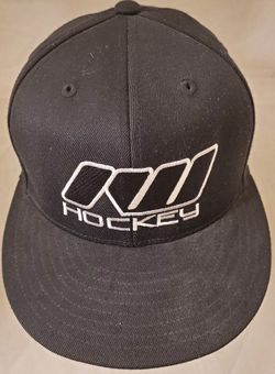 Kansas University Hockey Hat Size 6 7/8-7 1/4   210 Fitted By Flexfit