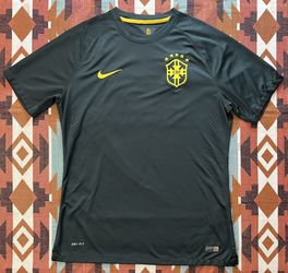Nike Dri Fit Brazil National Team 2014 Third Player Version Jersey Men’s Large