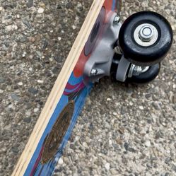 Used skateboard