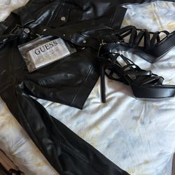 Guess Jacket With Heels For Women 