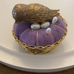 Vintage Bird Pin Cushion (Sewing)