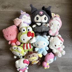 Sanrio Plushies 