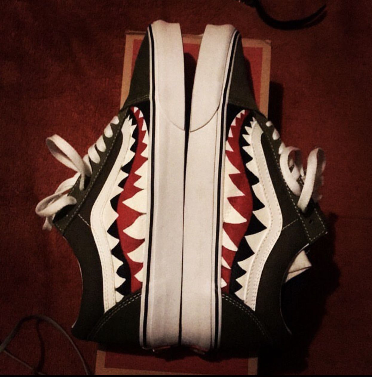 Bape Vans Customs
