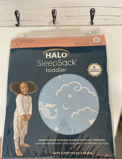 HALO Sleepsack Toddler Sleeping Bag, 100% Cotton Wearable Blanket, 3T