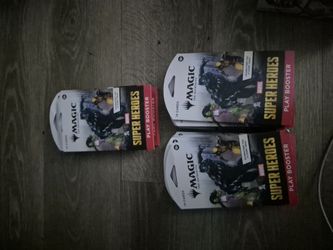 MAGIC the Gathering SUPER HEROES Booster packs Sealed