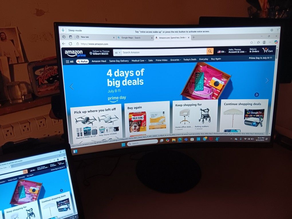 Samsung Monitor 27 Inch Just Like New Works Perfect $45