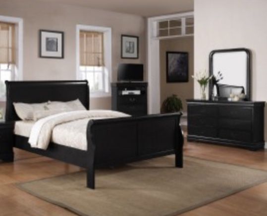 Black bedroom set