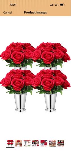 Party Decorations Roses Centerpieces set of 4