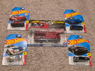Hot wheels ferrari set