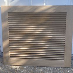 2 - New Louvered Cabinet Doors - Alder wood