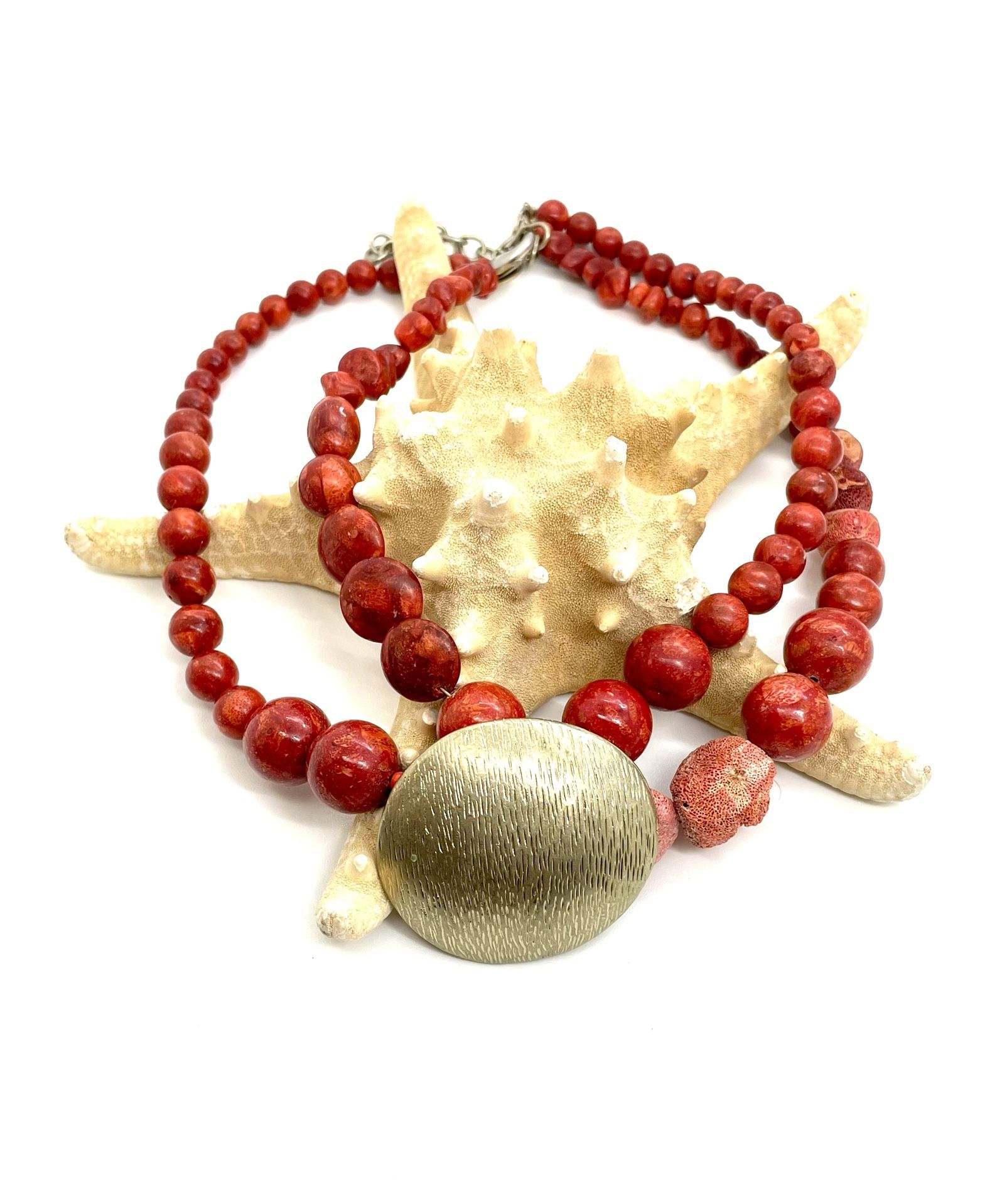 Chico’s Red Coral Necklace