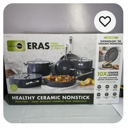 Green Pan 11pc Ceramic Nonstick Cookware Set