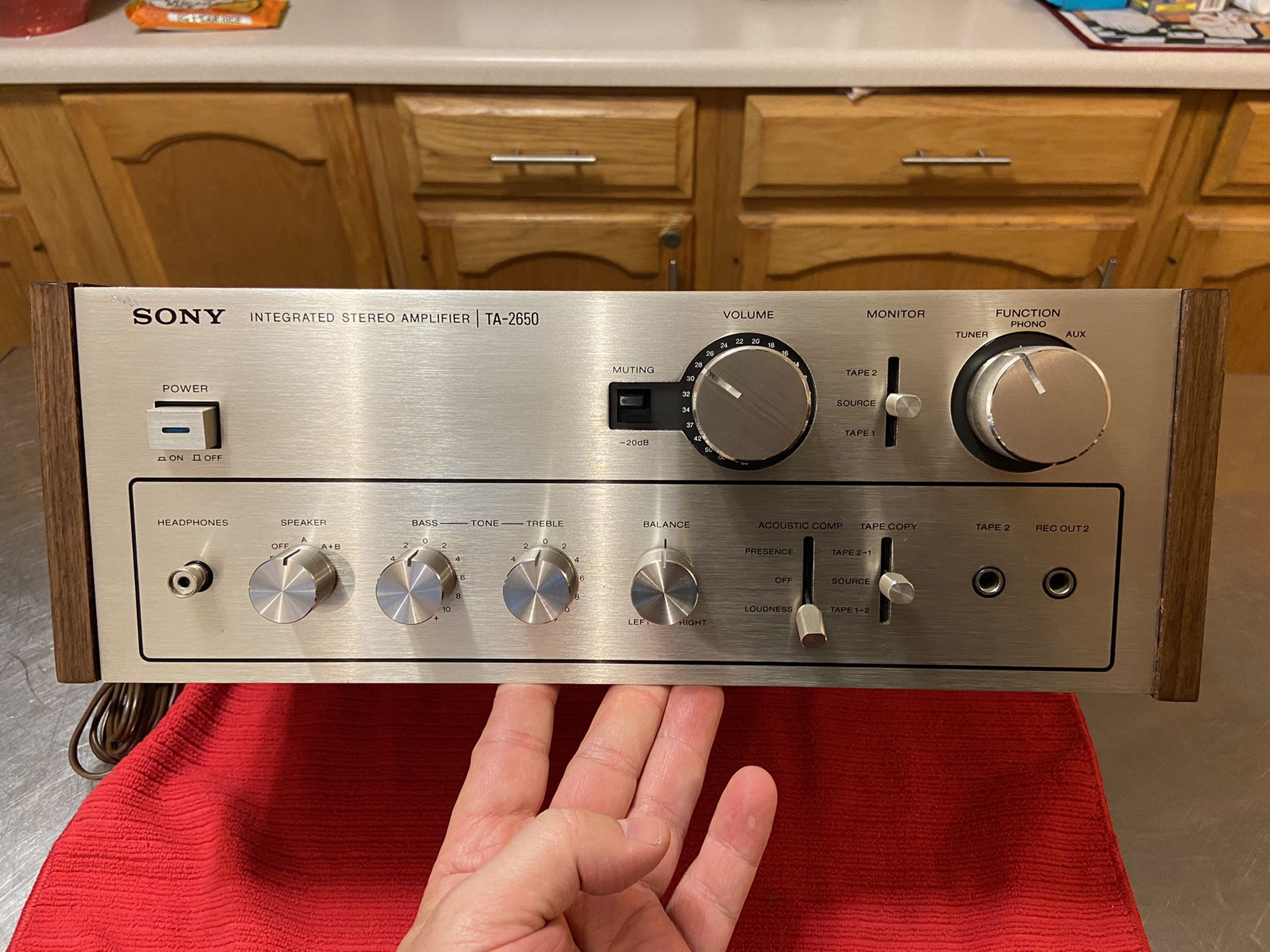 Vintage Sony integrated amplifier