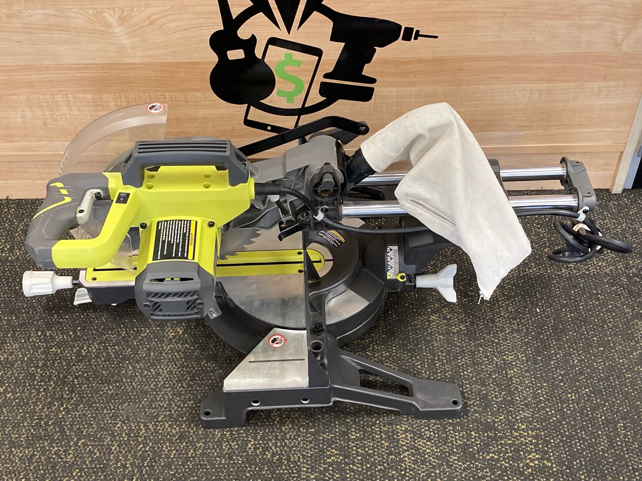 RYOBI TSS103T 15 Amp 10" Corded Sliding Compound Miter Saw