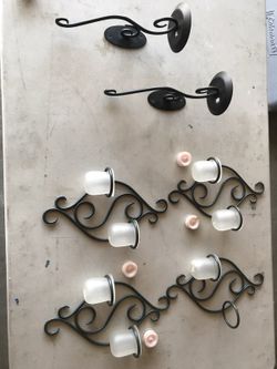 ** Iron wall Candle Holders **