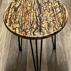 Fractal And Yakisugi Burned Table 