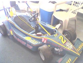 Vintage RACING GO-KART, Indy Car Style Chassis/Body