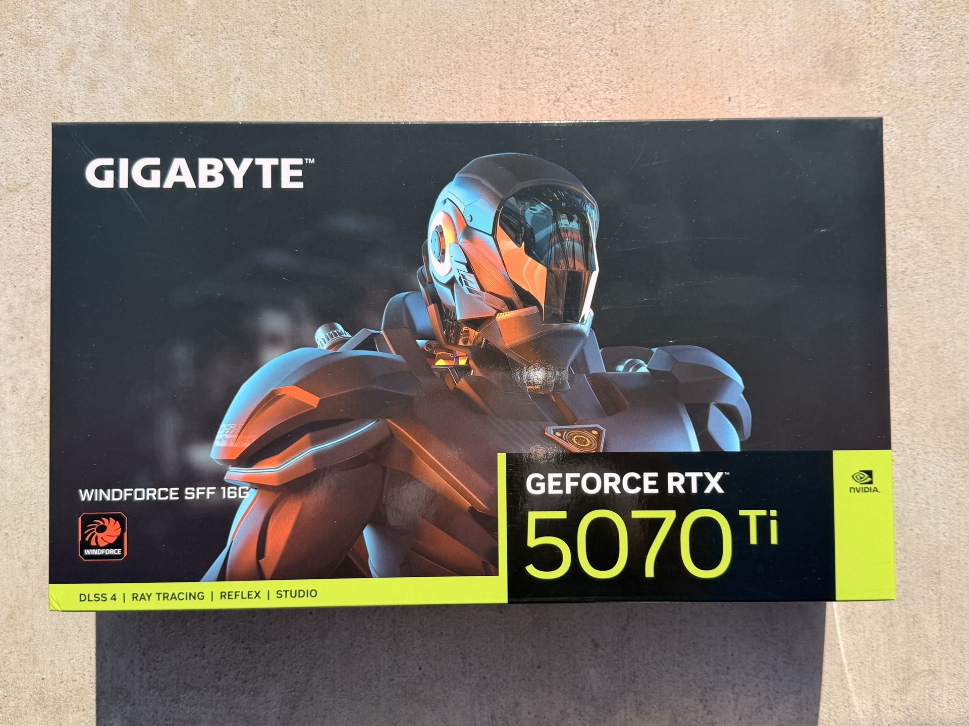GIGABYTE WindForce GeForce RTX 5070 Ti 16GB GDDR7 PCI Express 5.0 ATX Graphics Card GV-N507TWF3-16GD