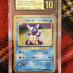 Wartortle Pristine 10 Cgc 