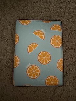 Coach passport holder